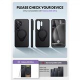 Supcase Samsung Galaxy S26 Ultra Cover Cosmo MagSafe Kevlar Sort
