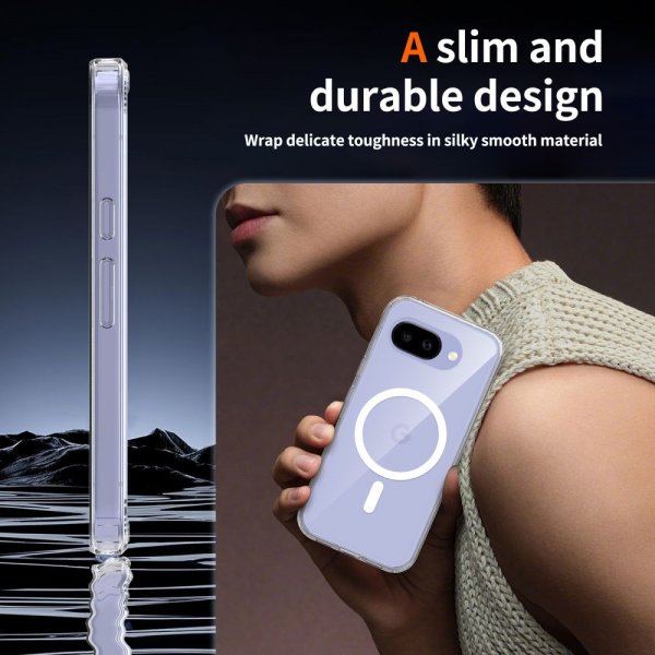 Tech-Protect Google Pixel 10a Cover FlexAir Hybrid MagSafe Transparent