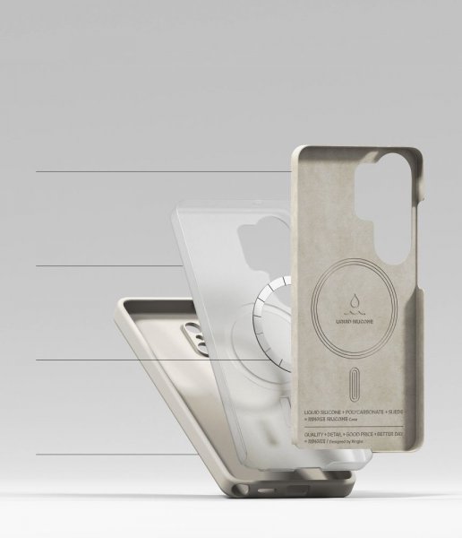 Ringke Samsung Galaxy S26 Ultra Cover Silikone Magnetic Beige