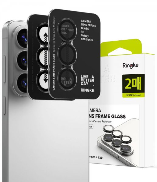 Ringke Samsung Galaxy S26/Galaxy S26 Plus Kamerabeskyttelse Kamerabeskytter 2-pak