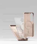 Ringke Samsung Galaxy S26 Skal Silikone Magnetic Rosa
