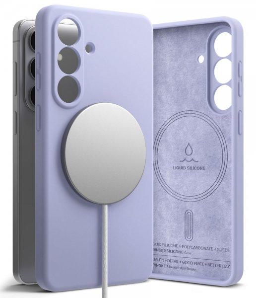 Ringke Samsung Galaxy S26 Cover Silikone Magnetic Lilla