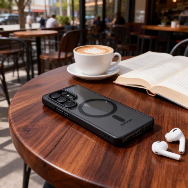 Tech-Protect Samsung Galaxy S26 Ultra Cover MagMat MagSafe Sort