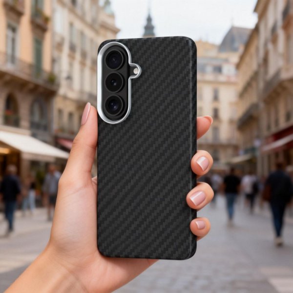 Tech-Protect Samsung Galaxy S26 Cover Ion Carbon MagSafe Sort