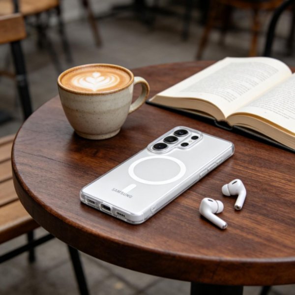 Tech-Protect Samsung Galaxy S26 Ultra Cover MagSlim MagSafe Clear Matte