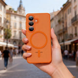 Tech-Protect Samsung Galaxy S26 Cover MagMat MagSafe Orange