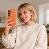 Tech-Protect Samsung Galaxy S26 Ultra Cover MagMat MagSafe Orange