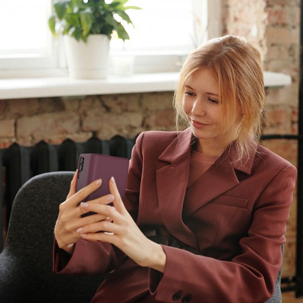 Tech-Protect Samsung Galaxy A57 Cover Wallet Rød