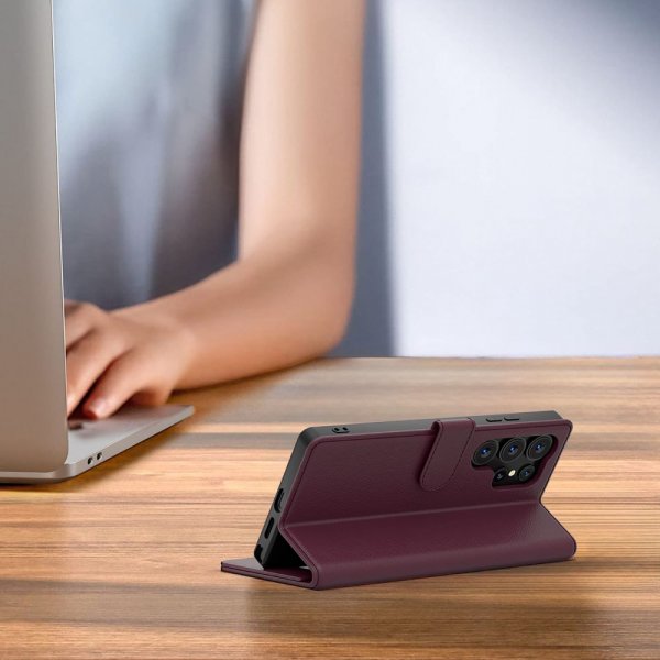 Tech-Protect Samsung Galaxy A57 Cover Wallet Rød