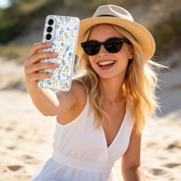 Tech-Protect Samsung Galaxy A57 Cover FlexAir Blomstermønster
