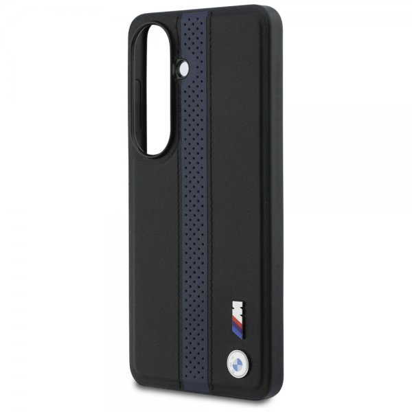 BMW Samsung Galaxy S26 Cover Perforated Stripe MagSafe Sort Blå