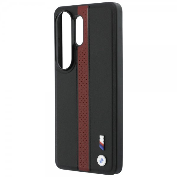 BMW Samsung Galaxy S26 Ultra Cover Perforated Stripe MagSafe Sort Rød