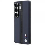 BMW Samsung Galaxy S26 Ultra Cover Perforated Stripe MagSafe Blå Sort