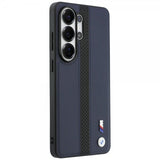 BMW Samsung Galaxy S26 Ultra Cover Perforated Stripe MagSafe Blå Sort
