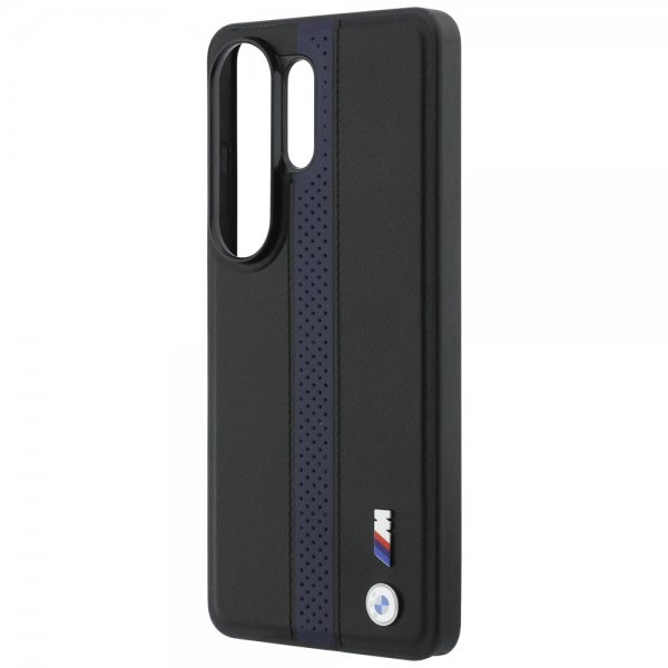 BMW Samsung Galaxy S26 Ultra Cover Perforated Stripe MagSafe Sort Blå