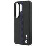 BMW Samsung Galaxy S26 Ultra Cover Perforated Stripe MagSafe Sort Blå