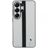 BMW Samsung Galaxy S26 Ultra Cover Perforated Stripe MagSafe Grå Sort