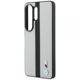 BMW Samsung Galaxy S26 Ultra Cover Perforated Stripe MagSafe Grå Sort