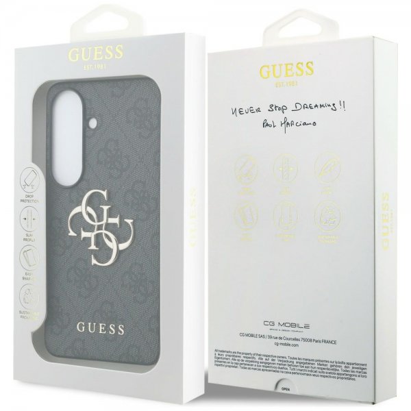 Guess Samsung Galaxy S26 Plus Cover 4G Metal Logo Sort