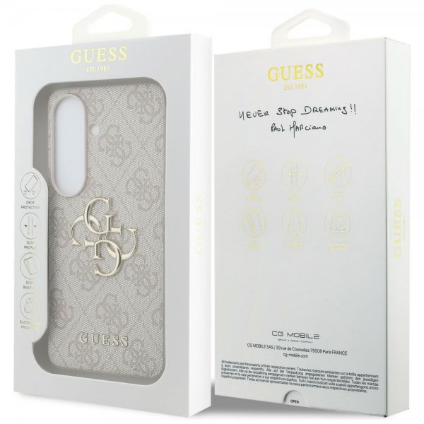 Guess Samsung Galaxy S26 Cover 4G Metal Logo Rosa