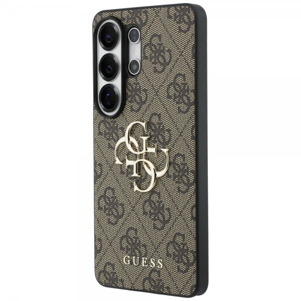 Gæt Samsung Galaxy S26 Ultra Cover 4G Metal Logo Brun
