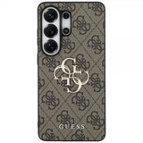 Gæt Samsung Galaxy S26 Ultra Cover 4G Metal Logo Brun