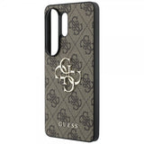 Gæt Samsung Galaxy S26 Ultra Cover 4G Metal Logo Brun
