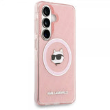 Karl Lagerfeld Samsung Galaxy S26 Cover Choupette MagSafe Pink