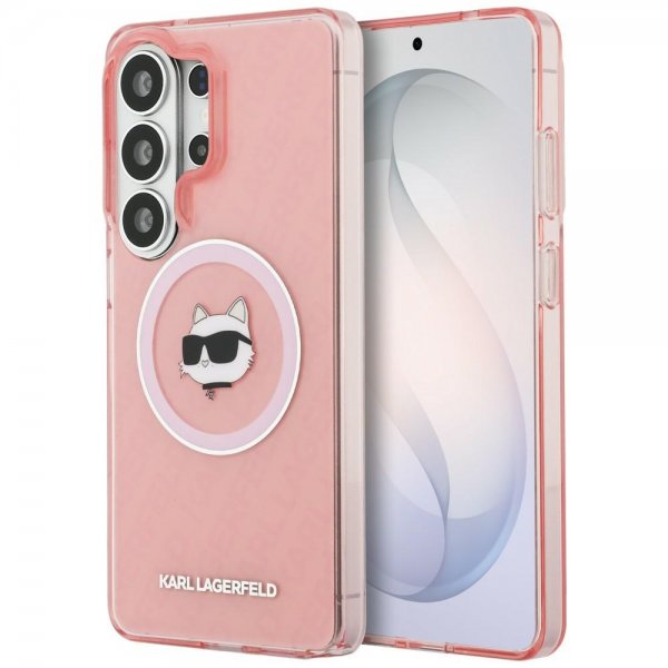 Karl Lagerfeld Samsung Galaxy S26 Ultra Cover Choupette MagSafe Rosa
