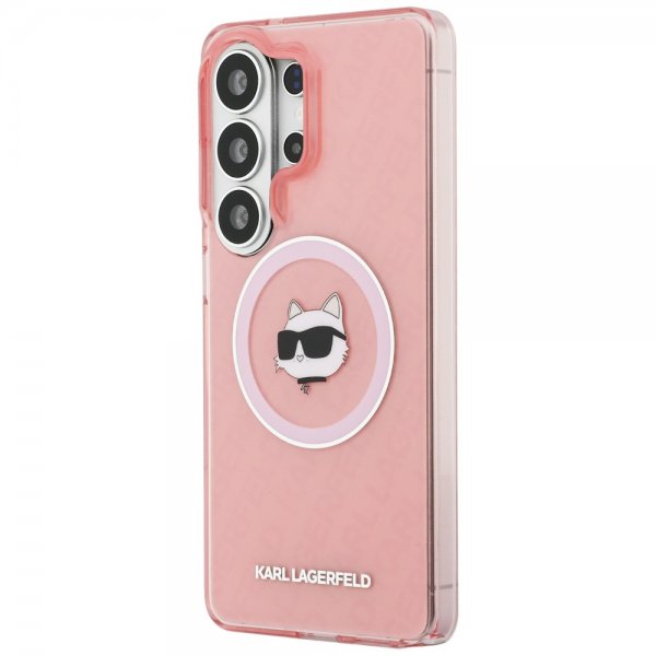 Karl Lagerfeld Samsung Galaxy S26 Ultra Cover Choupette MagSafe Rosa