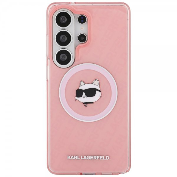 Karl Lagerfeld Samsung Galaxy S26 Ultra Cover Choupette MagSafe Rosa