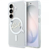 Karl Lagerfeld Samsung Galaxy S26 Cover Script MagSafe Transparent