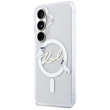 Karl Lagerfeld Samsung Galaxy S26 Cover Script MagSafe Transparent
