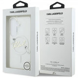 Karl Lagerfeld Samsung Galaxy S26 Cover Script MagSafe Transparent