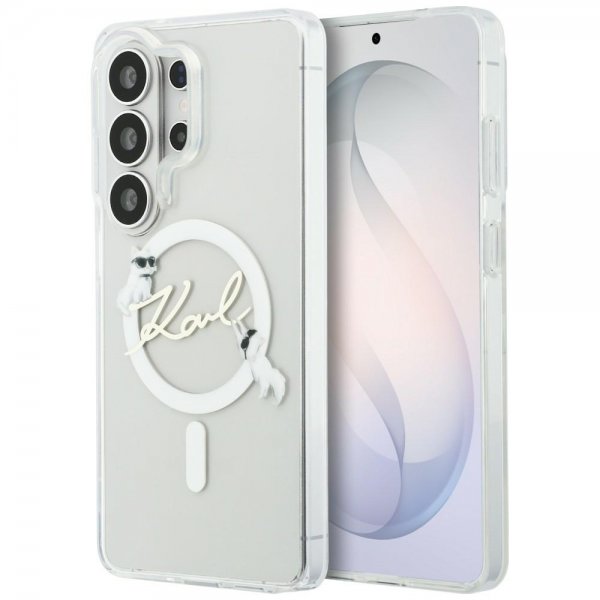 Karl Lagerfeld Samsung Galaxy S26 Ultra Cover Script MagSafe Transparent