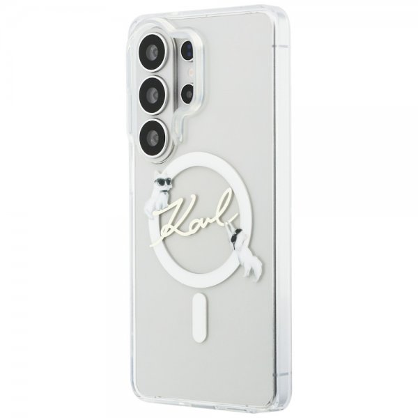 Karl Lagerfeld Samsung Galaxy S26 Ultra Cover Script MagSafe Transparent