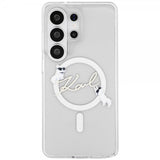 Karl Lagerfeld Samsung Galaxy S26 Ultra Cover Script MagSafe Transparent