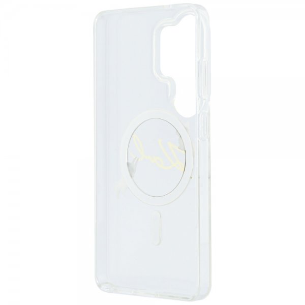 Karl Lagerfeld Samsung Galaxy S26 Ultra Cover Script MagSafe Transparent