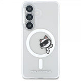 Karl Lagerfeld Samsung Galaxy S26 Cover Choupette Peekaboo MagSafe Transparent