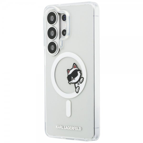 Karl Lagerfeld Samsung Galaxy S26 Ultra Cover Choupette Peekaboo MagSafe Transparent