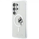Karl Lagerfeld Samsung Galaxy S26 Ultra Cover Choupette Peekaboo MagSafe Transparent