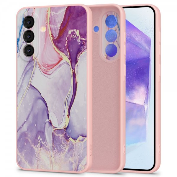 Tech-Protect Samsung Galaxy A57 Cover Icon Pink Marble