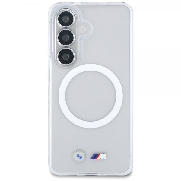 BMW Samsung Galaxy S26 Cover Metal Logo MagSafe Transparent