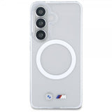 BMW Samsung Galaxy S26 Cover Metal Logo MagSafe Transparent