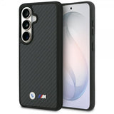 BMW Samsung Galaxy S26 Cover Kevlar MagSafe M Logo Sort