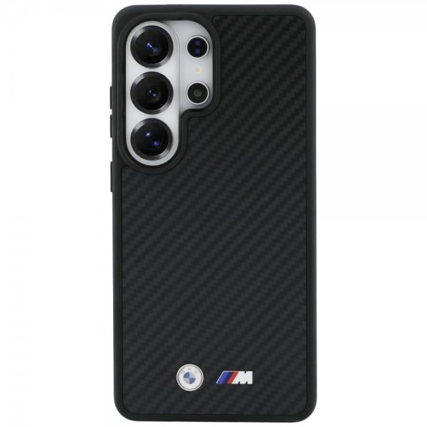 BMW Samsung Galaxy S26 Ultra Cover Kevlar MagSafe M Logo Sort