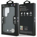 BMW Samsung Galaxy S26 Ultra Cover Kevlar MagSafe M Logo Sort