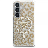 Gæt Samsung Galaxy S26 Cover Leopard Print MagSafe Brun