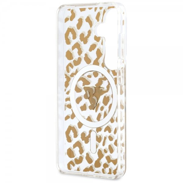 Gæt Samsung Galaxy S26 Cover Leopard Print MagSafe Brun