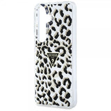 Gæt Samsung Galaxy S26 Cover Leopard Print MagSafe Sort Hvid